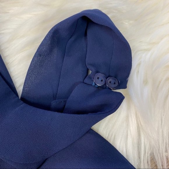 One One Six Blue Twist Racerback Shift Dress - Picture 5 of 7